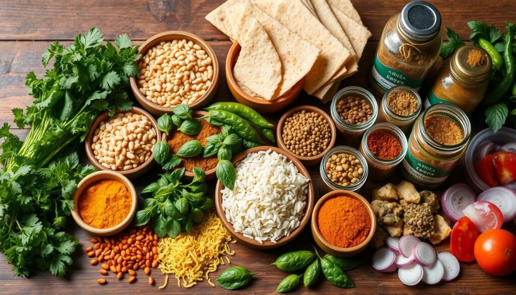 Indian street food ingredients Indian street food ingredients