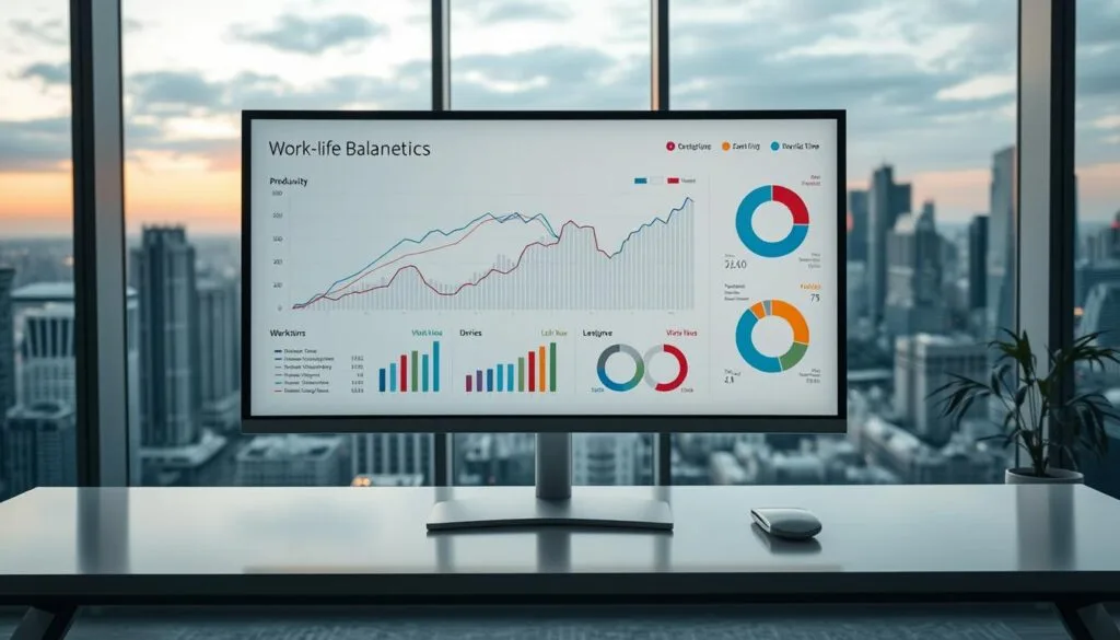 Work-life balance metrics chart